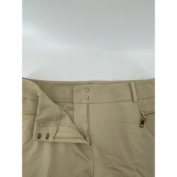 NWT Women's Chaus NY Crop Khaki Pants Zipper Pockets Mid Rise Size 6 - Picture 6 of 13
